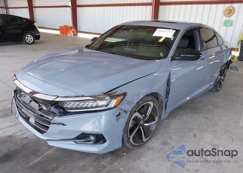 2021 Honda Accord Sport 2.0T из США, поврежденный, VIN 1HGCV2F35MA002808